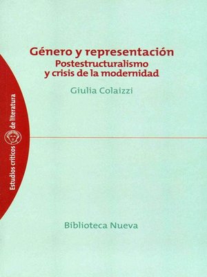 cover image of Género y representación